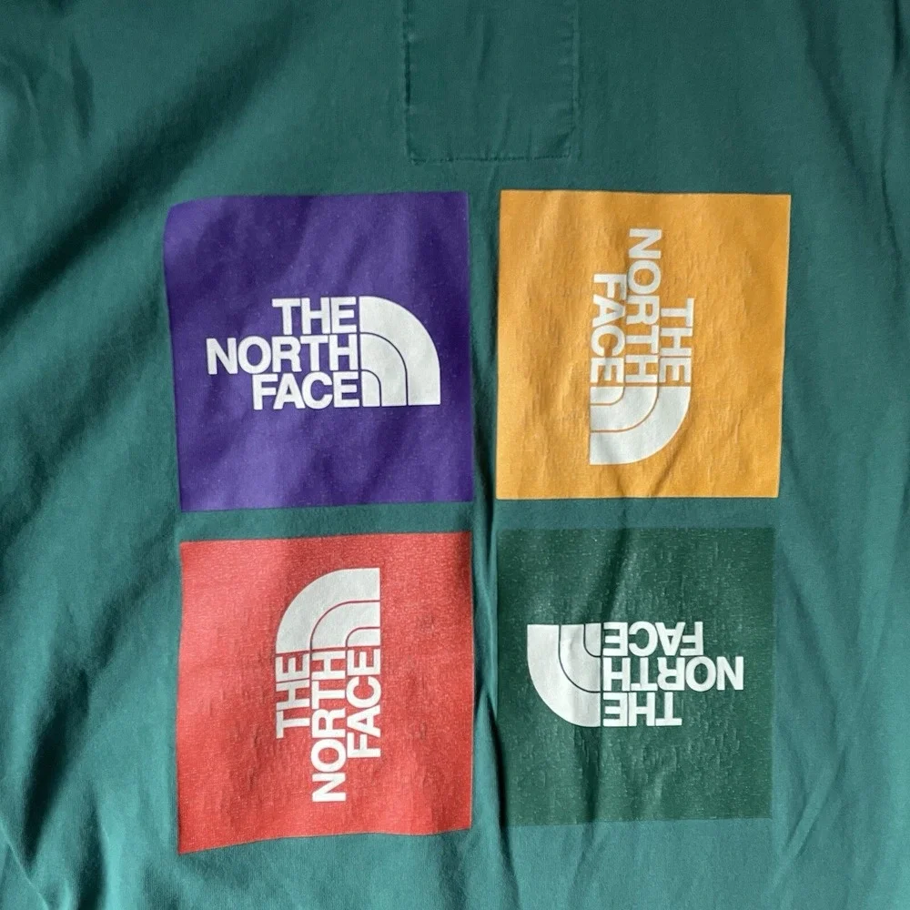 The North Face Mens Evergreen Colorblock Logo T-Shirt Medium A5EIKNL